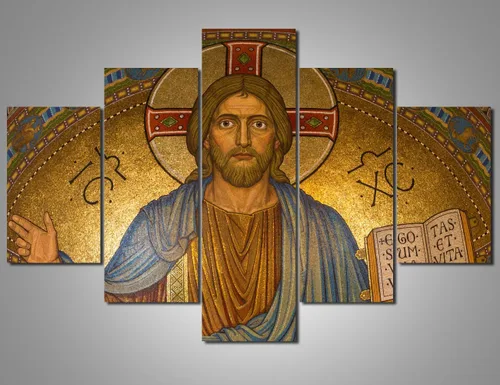 Vista 200 de TUMOVO Jesús Christian - Pintura sobre lienzo de 5 piezas