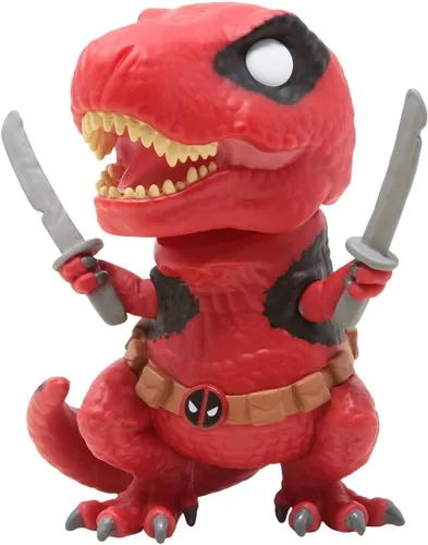 Vista 4 de Funko Deadpool 30th Anniversary POP! Dinopool #777 Figura de vinilo (paquete con funda protectora de caja compatible), multicolor, 3.75 pulgadas