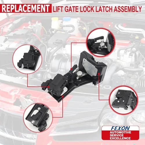 Vista 4 de Actuador de puerta elevadora, escotilla trasera, pestillo de la puerta del maletero del motor de bloqueo de la puerta trasera para Ford Escape 2009