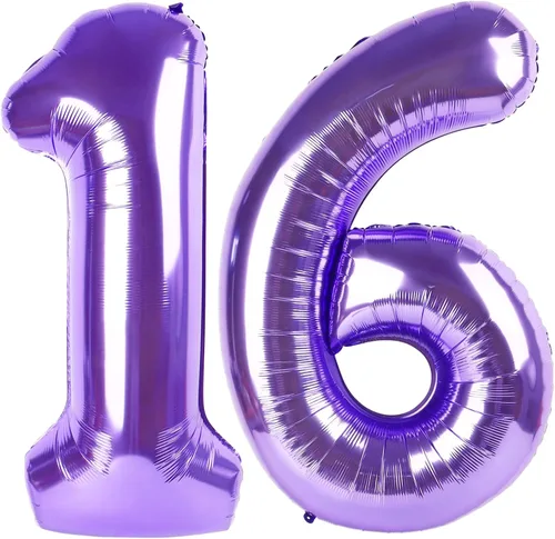 Vista 196 de Globos de números 0 de 40 pulgadas, globos negros de números para números 10, 20, 30, 40, 50, 60, 70, 80, 90, 100, globos de números 10, 20, 30, 40