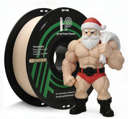 Vista 6 de HP3DF Filamento PLA de Doble Color, Filamento de Seda Brillante Azul Rosa para Impresora 3D, Filamento PLA de 1.75mm, precisión dimensional +