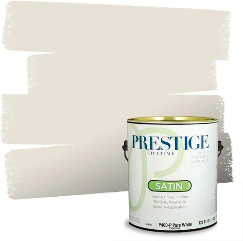 Vista 257 de Prestige Paints - 2 en 1, pintura base y pintura de exterior, P400-D-SW7053 Sombra adaptativa