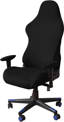 Fundas para sillas de juegos con fundas para reposabrazos, protector elástico para silla de escritorio de computadora de oficina, tela de poliéster
