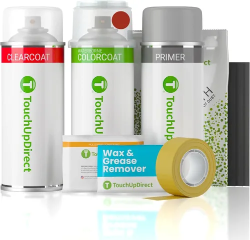 Vista 316 de TouchUpDirect QAK - Aerosol de pintura de retoque de color blanco sólido compatible con Nissan Exact Match - Kit esencial