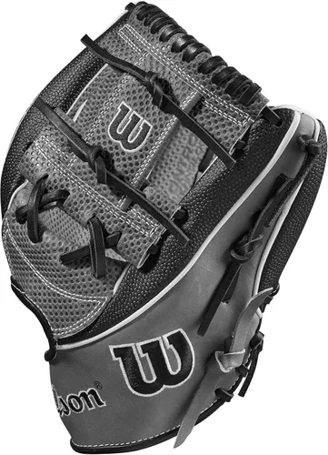 Vista 5 de Wilson Guantes de béisbol A2K Infield - Lanzamiento para mano derecha Negro/Gris/Rojo