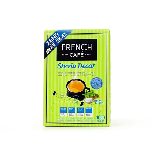 Vista 4 de Namyang French Cafe Stevia - Mezcla de café instantáneo (cero azúcar) (20 barritas)