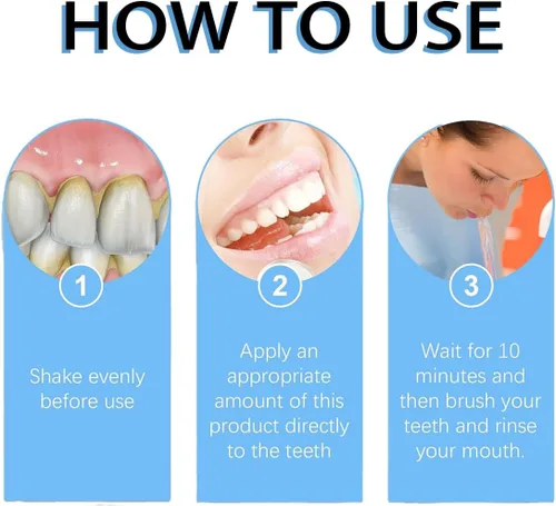 Vista 6 de Líquido de armadura dental curativa de caries dental - Ayuda a mantener las encías saludables (3 piezas)