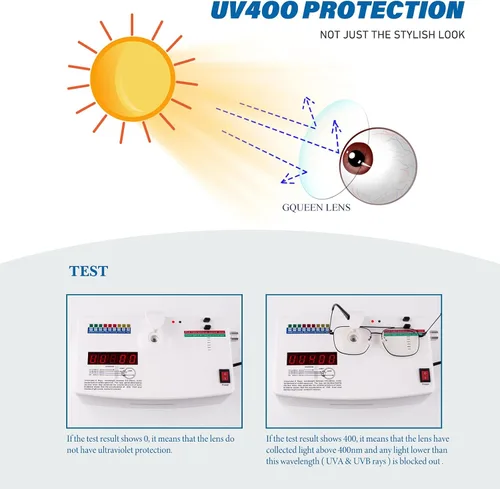 Vista 4 de GQUEEN Gafas transparentes falsas sin receta Gafas Marco rectangular, 201512