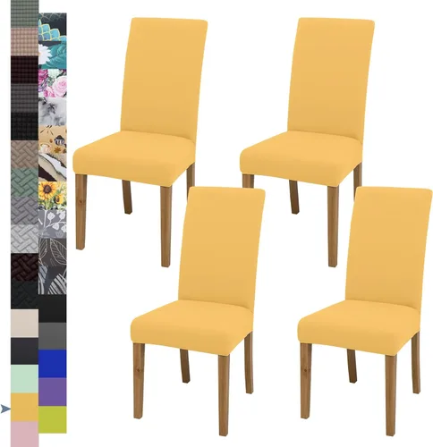 Vista 128 de BIETYONE - Fundas para sillas de comedor, juego de 2 fundas para sillas de comedor o cocina, lavables, protectoras, para sillas Parsons
