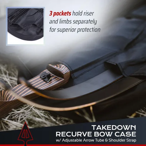 Vista 3 de Southwest Archery Universal Takedown - Kit de accesorios de arco recurvo – Duraderos y profesionales accesorios de tiro con arco – Juego completo