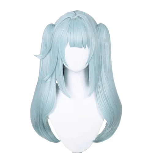 Vista 27 de Peluca para cosplay, disfraz de anime, pelo largo, cabello ondulado negro con flequillo y para mujer, fiesta familiar de Halloween Isolda
