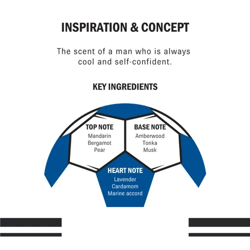 Vista 3 de CR7 Play It Cool Cristiano Ronaldo de la colección original de fragancias para hombre de Cristiano Ronaldo, 5.1 onzas