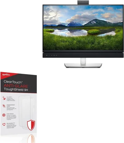 BoxWave Screen Protector Compatible With Dell 24 Video Conferencing Monitor (C2422HE) - ClearTouch Anti-Glare ToughShield 9H (2-Pack), Anti-Glare 9H