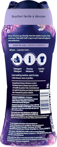 Vista 72 de Downy Infusiones - Perlas potenciadoras de aroma en el lavado, aroma Calm de lavanda y vainilla, 5.7 onzas