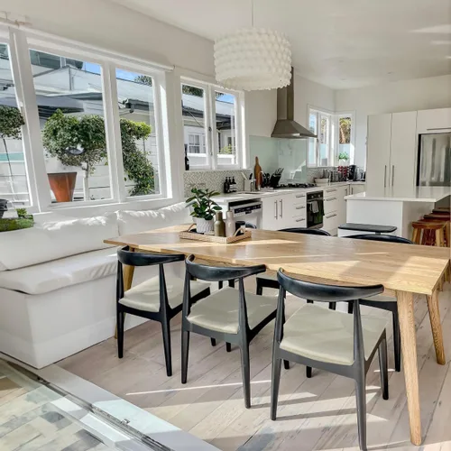 Vista 4 de 2xhome Juego de 2 sillas de comedor de madera maciza Asiento acolchado tapizado de lino beige Silla lateral moderna estilo codo de granja Negro