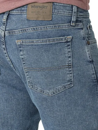 Vista 6 de Wrangler Authentics - Jeans para hombre de ajuste relajado y con cintura Comfort Flex