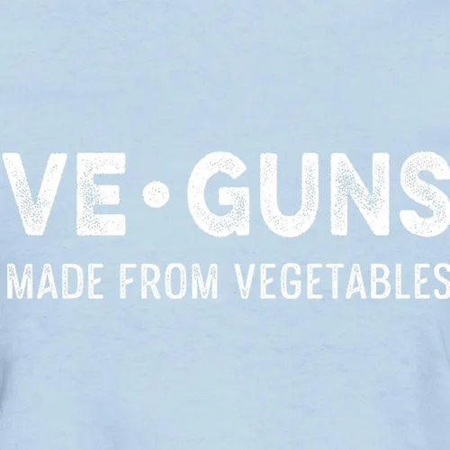 Vista 3 de CafePress Veguns Vegetables Veganis - Camiseta de algodón con cuello redondo para mujer