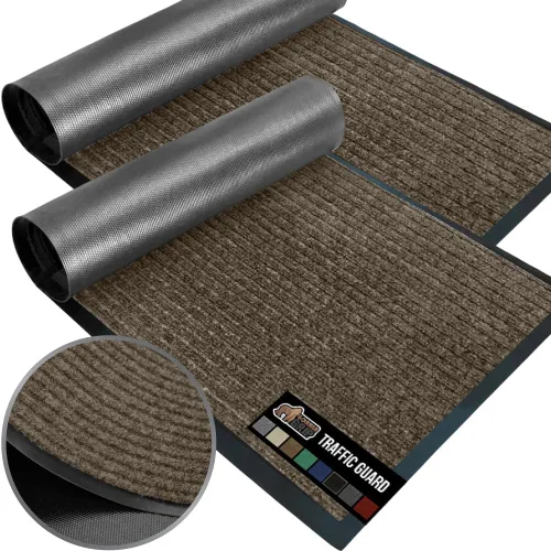 Vista 21 de Gorilla Grip - Tapete afelpado original de goma con perfil bajo, resistente, duradero, impermeable y fácil de limpiar para interior y exterior