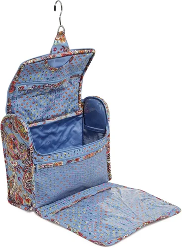 Vista 2 de Vera Bradley Organizador de viaje colgante de algodón para mujer, Provenza Paisley