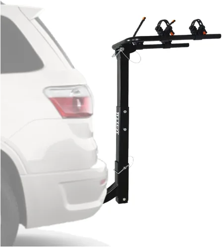 Soporte de enganche para 2 portabicicletas con receptor de 2 pulgadas para coche, camión, SUV, transporte [P/N:ET-TOOL045-A-BLACK] 2 estantes