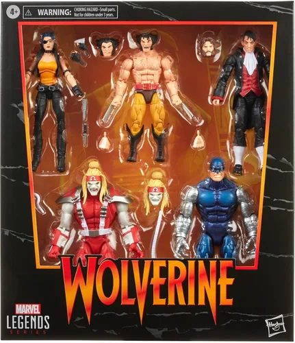 Vista 2 de Marvel Legends Series Wolverine - Paquete de 5 – Omega Red, Cyber, Callisto
