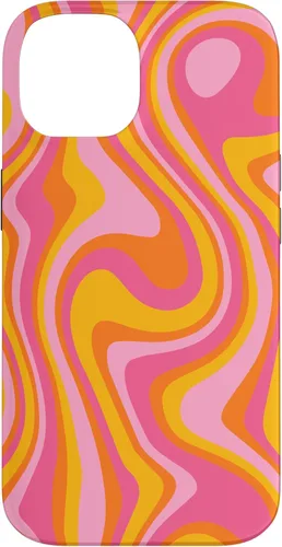 Vista 4 de Retro Groovy Liquid Swirl Hippie 70's 80's Psychedelic Phone Case for iPhone 17