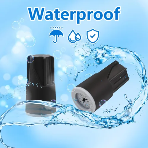 Vista 7 de 36 conectores de cable impermeables para exteriores, terminales de cable eléctrico para exteriores, tapas de tuercas giratorias para luces