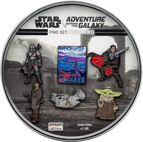 STAR WARS Nevarro - Pin de solapa para hombre, multicolor, Nevarro EE. UU