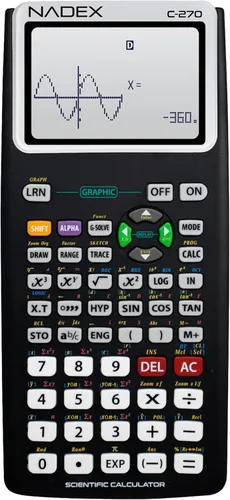 Calculadora científica con funciones gráficas para estudiantes universitarios y de secundaria, ingeniería, matemáticas avanzadas, cálculo, álgebra,