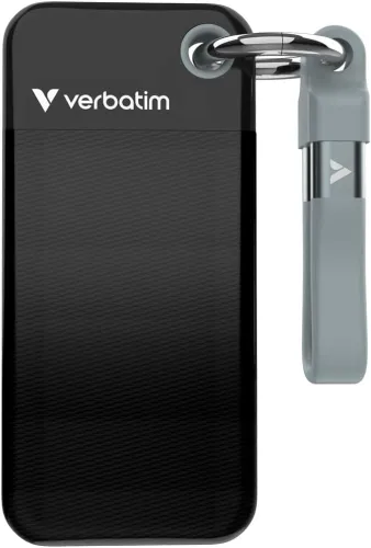 Vista 15 de Verbatim SSD portátil ultra delgado Snapback de 1 TB, compatible con USB-C