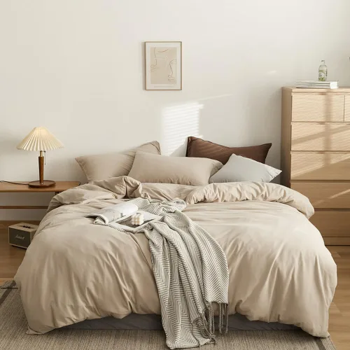 Vista 20 de CLOTHKNOW - Juego completo de edredones de algodón para cama individual, queen, matrimonial, de 3 piezas, para cama de niño y niña