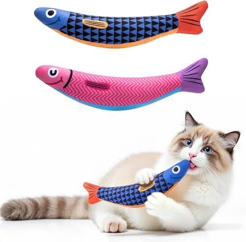 PetBusy Juguetes interactivos para gatos con hierba gatera orgánica A+ de 5000 mg de grado bebé; juguetes suaves para gatos y gatitos de interior,