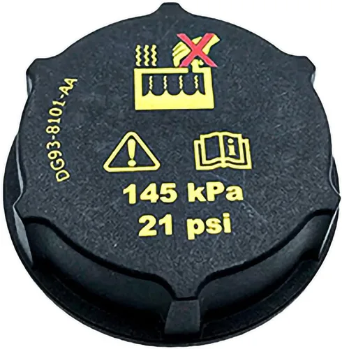 Tapa del tanque de expansión del radiador, tapa de depósito de refrigerante para Ford Focus Mustang Fusion Escape F150 F250 F350 F450 F550 F600