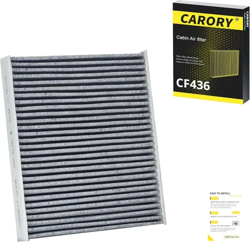 Vista 13 de Filtro de aire de cabina con carbón activado para Toyota Camry (2002-2006), Sienna (2004-2010), Avalon (2000-2004), Lexus RX350 (2007-2009), ES330