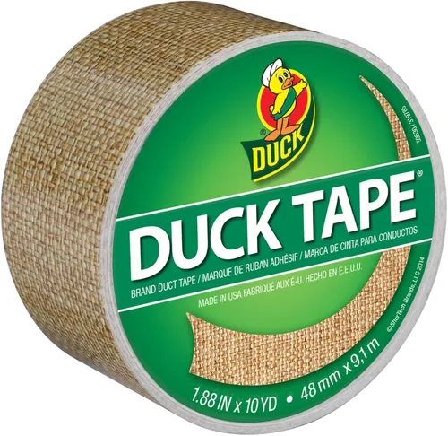 Vista 15 de Duck Brand Cinta adhesiva Duck impresa, 6 rollos, yute (283713_C)