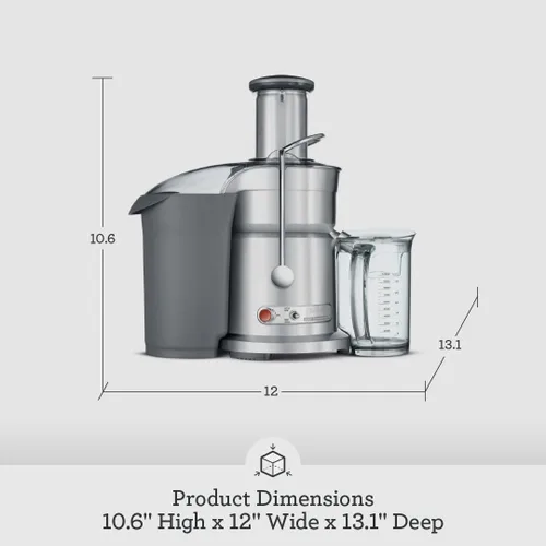 Vista 6 de Juguera de elite Breville 800JEXL, extractor de jugo de 1000 vatios