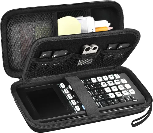 Funda para calculadora gráfica Texas Instruments TI-84 Plus CE Color Graphing, también se adapta a TI-83 Plus/para Casio fx-9750GII, gran capacidad