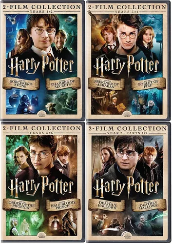 Vista 2 de Harry Potter and Fantastic Beasts Complete 10 Movie Collection DVD Set Includes Glossy Print Harry Potter Art Card