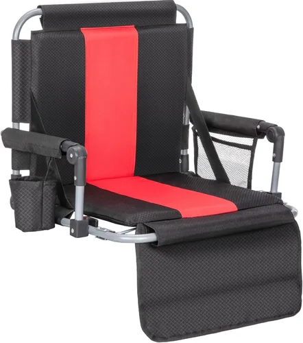 Vista 13 de ALPHA CAMP Asientos de estadio para gradas con reposabrazos, sillas acolchadas gruesas con soporte para espalda, silla de estadio extra ancha