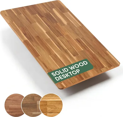 Vista 14 de FLEXISPOT Mesa de Escritorio de una pieza de 102 x 61 cm, escritorio de altura ajustable de 1 pulgada, mesa rectangular de escritorio de 42 cm, Negro