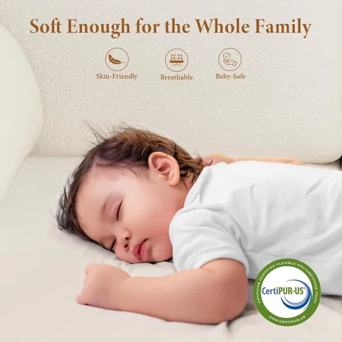 Vista 5 de Vesgantti 106" Cloud Couch Sectional Modular Sofa, Deep Seat Comfy Cloud Couch Chenille Memory Foam Sofa Modular Couches for Living Room Bedroom, No