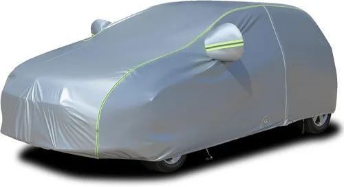 Vista 40 de Tecoom Funda impermeable para todo tipo de clima, resistente al viento, protector de granizo con forro polar y puerta con cremallera, protección