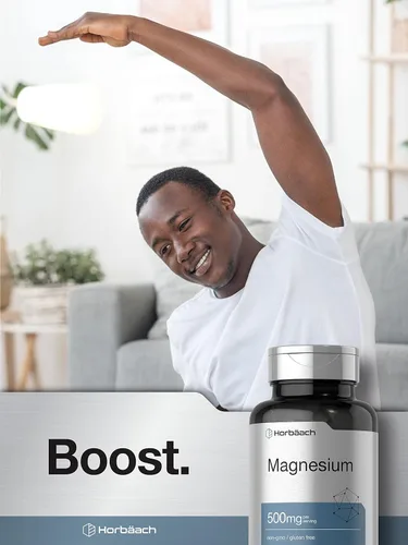 Vista 7 de Horbäach Magnesio 500mg 180 cápsulas