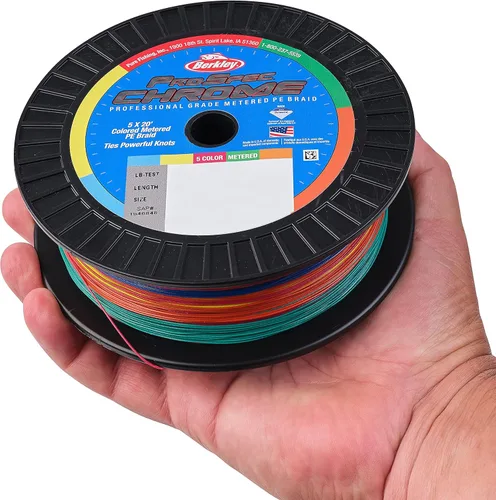Vista 3 de Berkley ProSpec - Línea de pesca trenzada de agua salada cromada de 5 x 20 pies