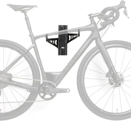 Vista 5 de Feedback Sports Aleación de acero Velo Wall 2D Bike Storage Rack (negro)