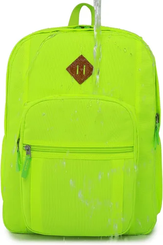 Vista 6 de Abshoo Classical Basic Mochila de viaje para escuela resistente al agua. Mochila escolar de espalda.