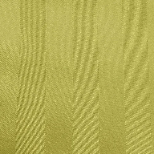 Vista 2 de Ultimate Textile -2 Pack- Satin-Stripe 72 x 108-Inch Rectangular Tablecloth, Acid Green
