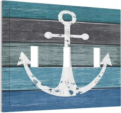 Vista 125 de Cubiertas decorativas para placa de interruptor, bandera estadounidense, receptáculo de 1 banda, placa de pared dúplex, cubierta de interruptor