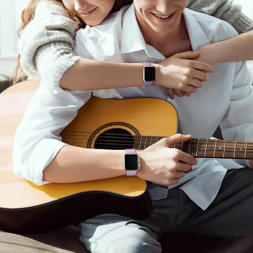 Vista 4 de Correa deportiva compatible con Apple Watch de 38 mm, 40 mm, 41 mm, 42 mm, 44 mm, 45 mm, 46 mm, 49 mm, unisex, accesorio de correa de repuesto