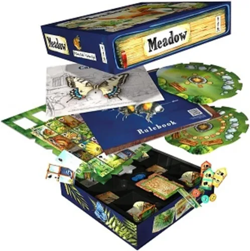 Vista 3 de Meadow Board Game - Nature Observing Drafting and Set Collection Game, Strategic Exploration, Fun Family Game for Kids & Adults, Ages 10+, 1-4